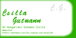 csilla gutmann business card